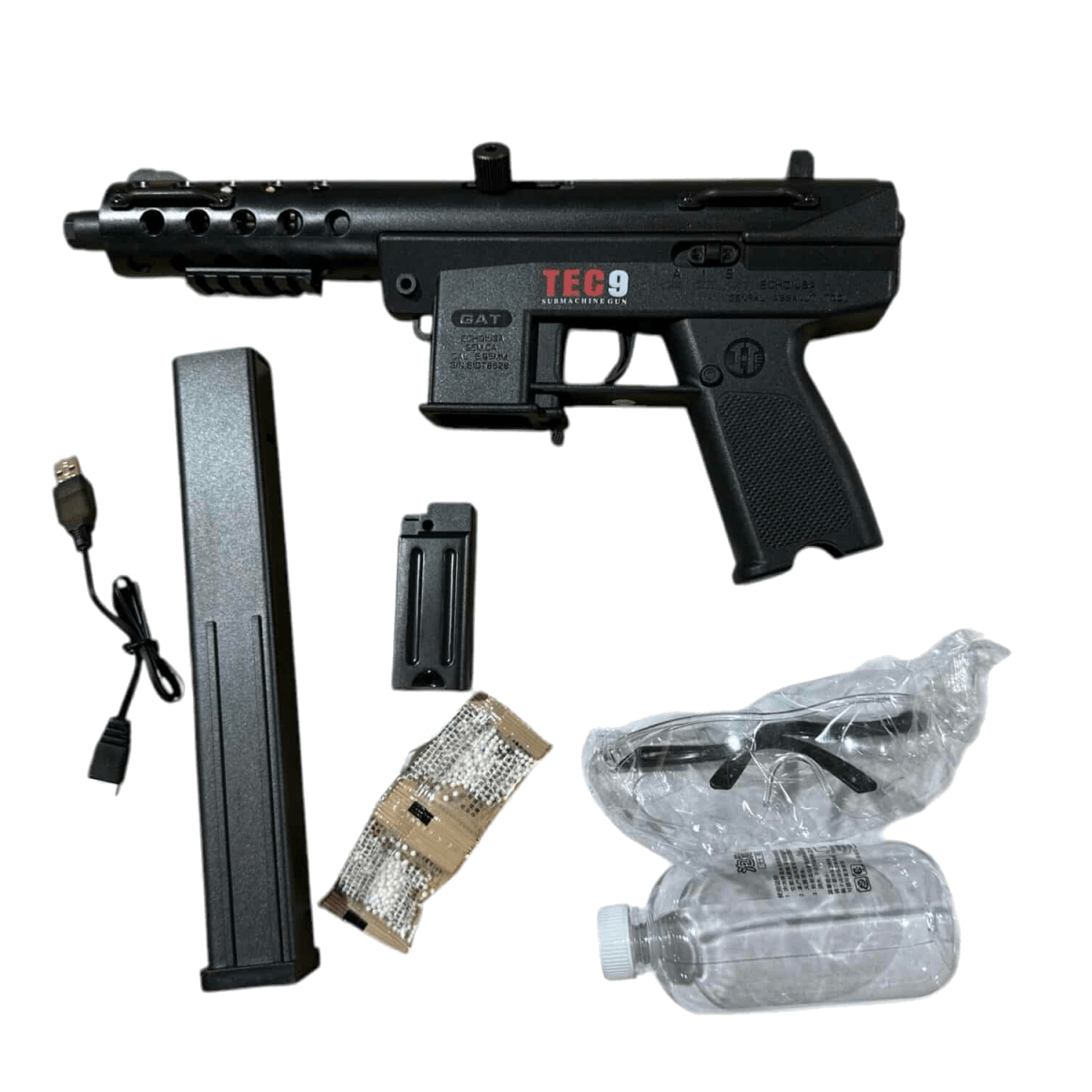 Full auto Tec-9 SMG gel blaster compact replica - Tactical Edge Hobbies