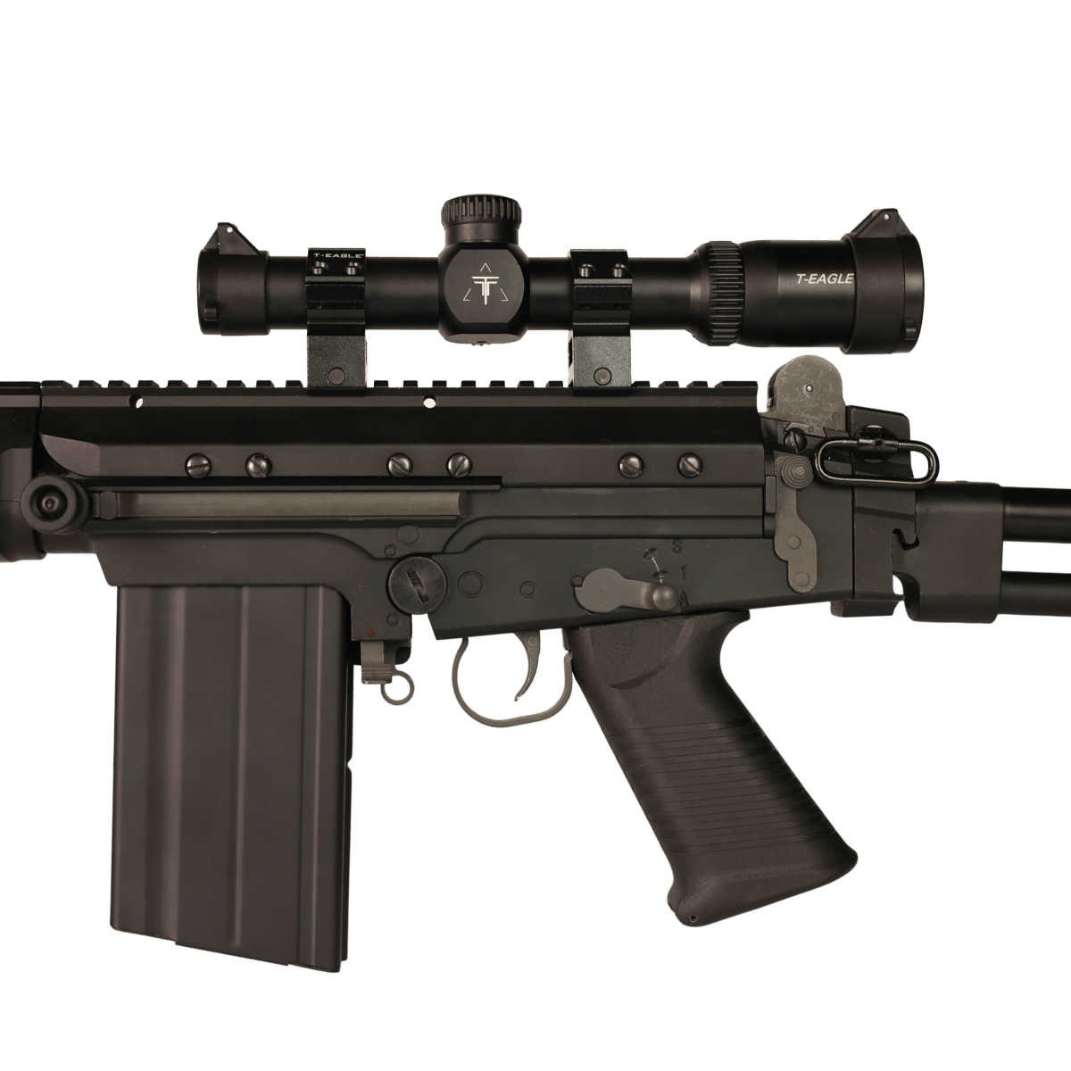 "The Necromancer” Metal FAL SA58 RIS Custom AEG Gel Blaster