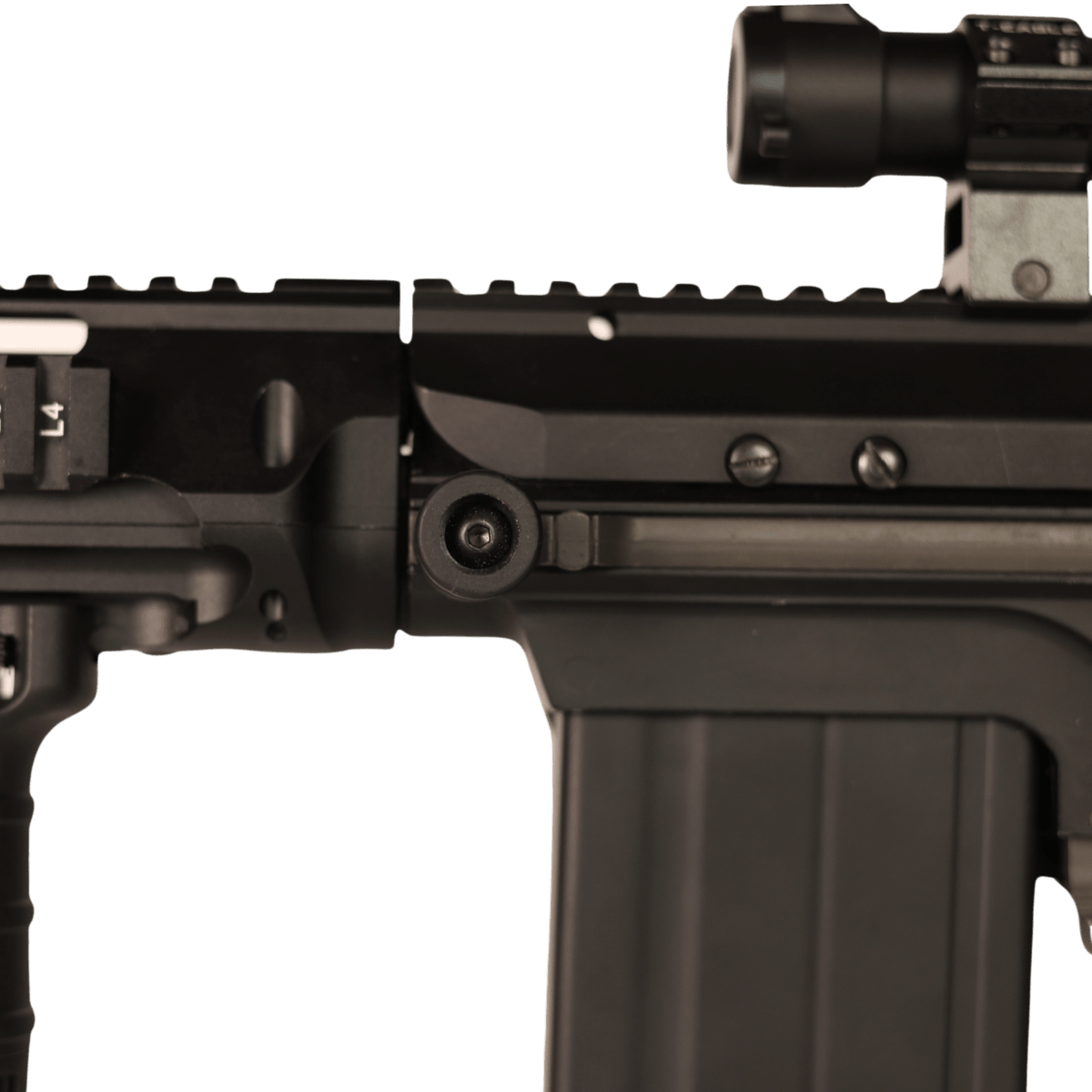 "The Necromancer” Metal FAL SA58 RIS Custom AEG Gel Blaster