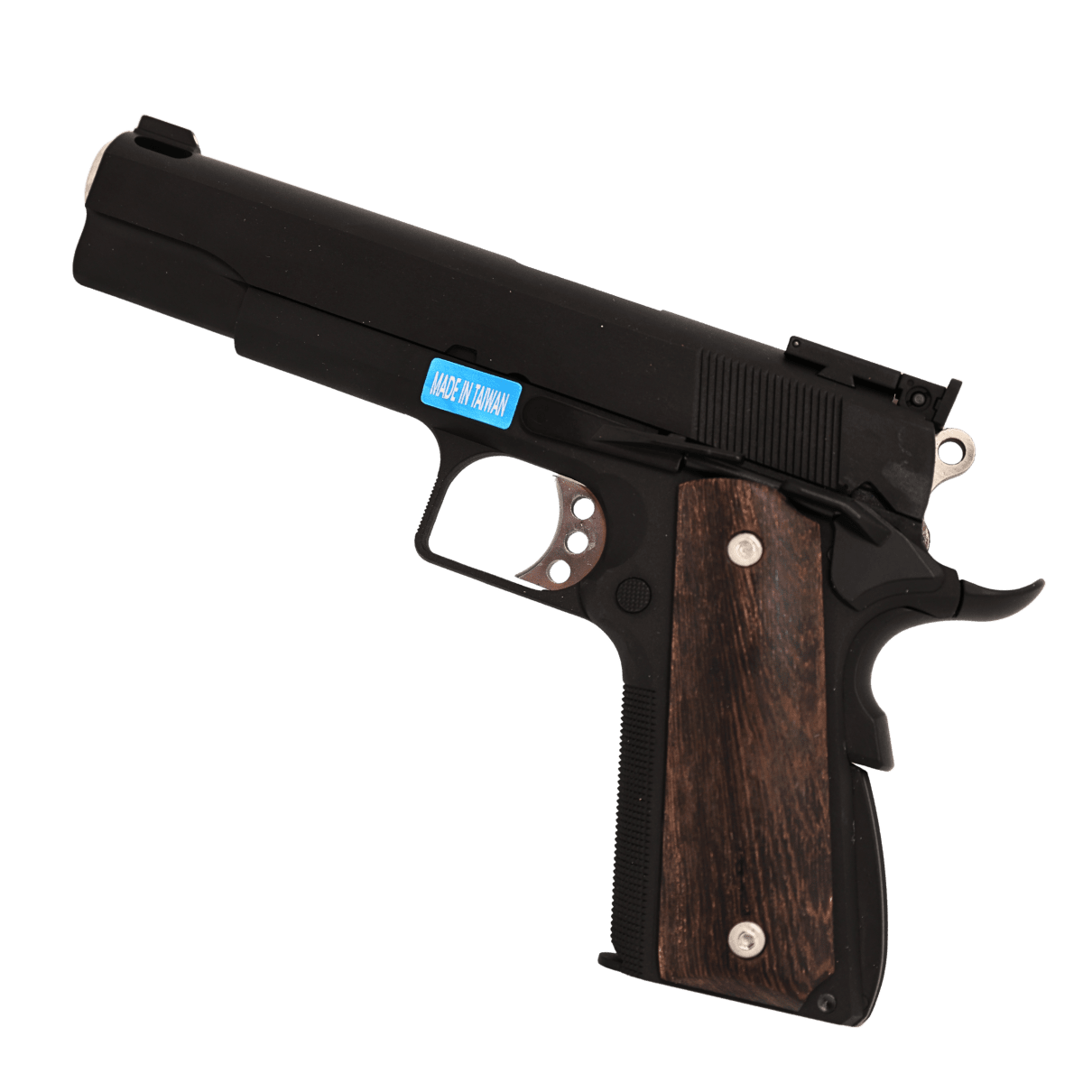 1911 gas blowback gel blaster classic wood grip by WE Tech - Tactical Edge Hobbies