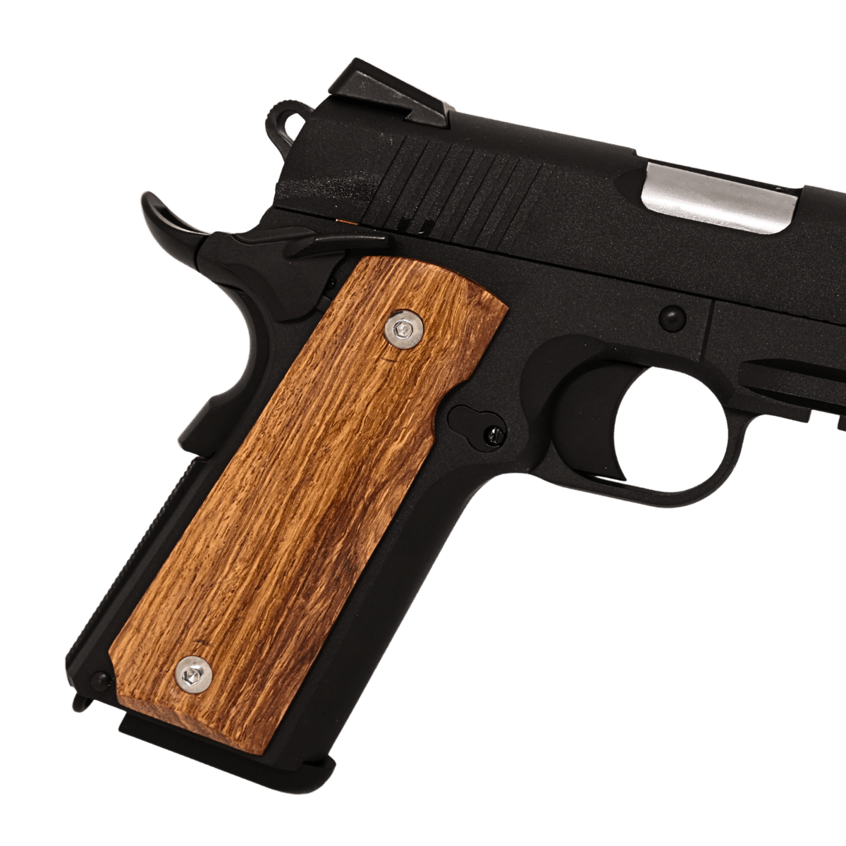 WE Tech 1911 classic smooth wooden grip gel blaster - Tactical Edge Hobbies
