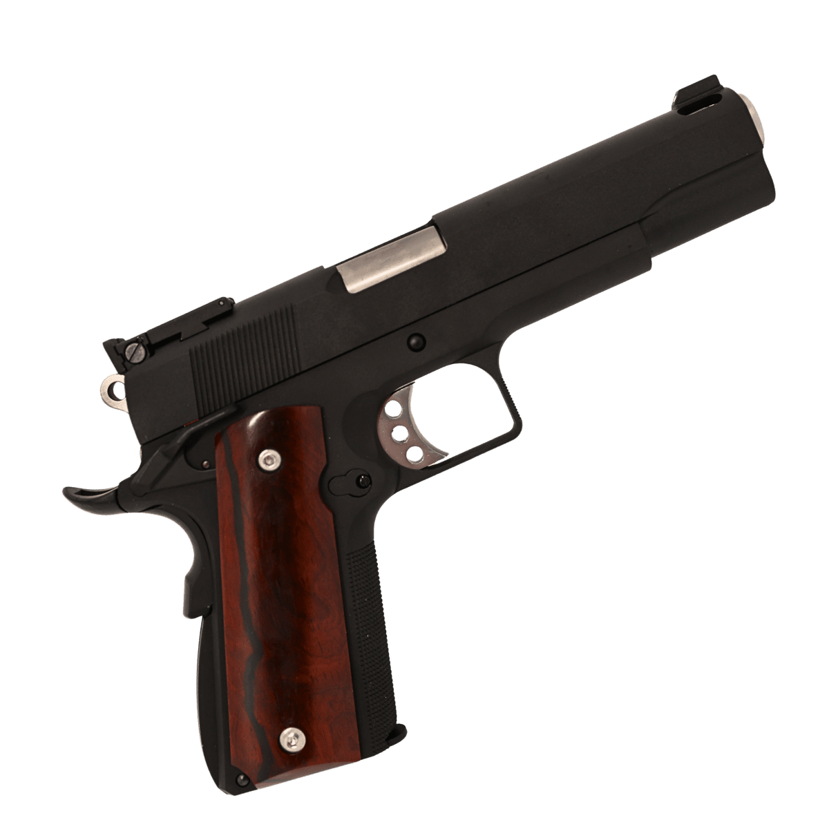 WE Tech 1911 unique wood grip GBB gel blaster no rail - Tactical Edge Hobbies
