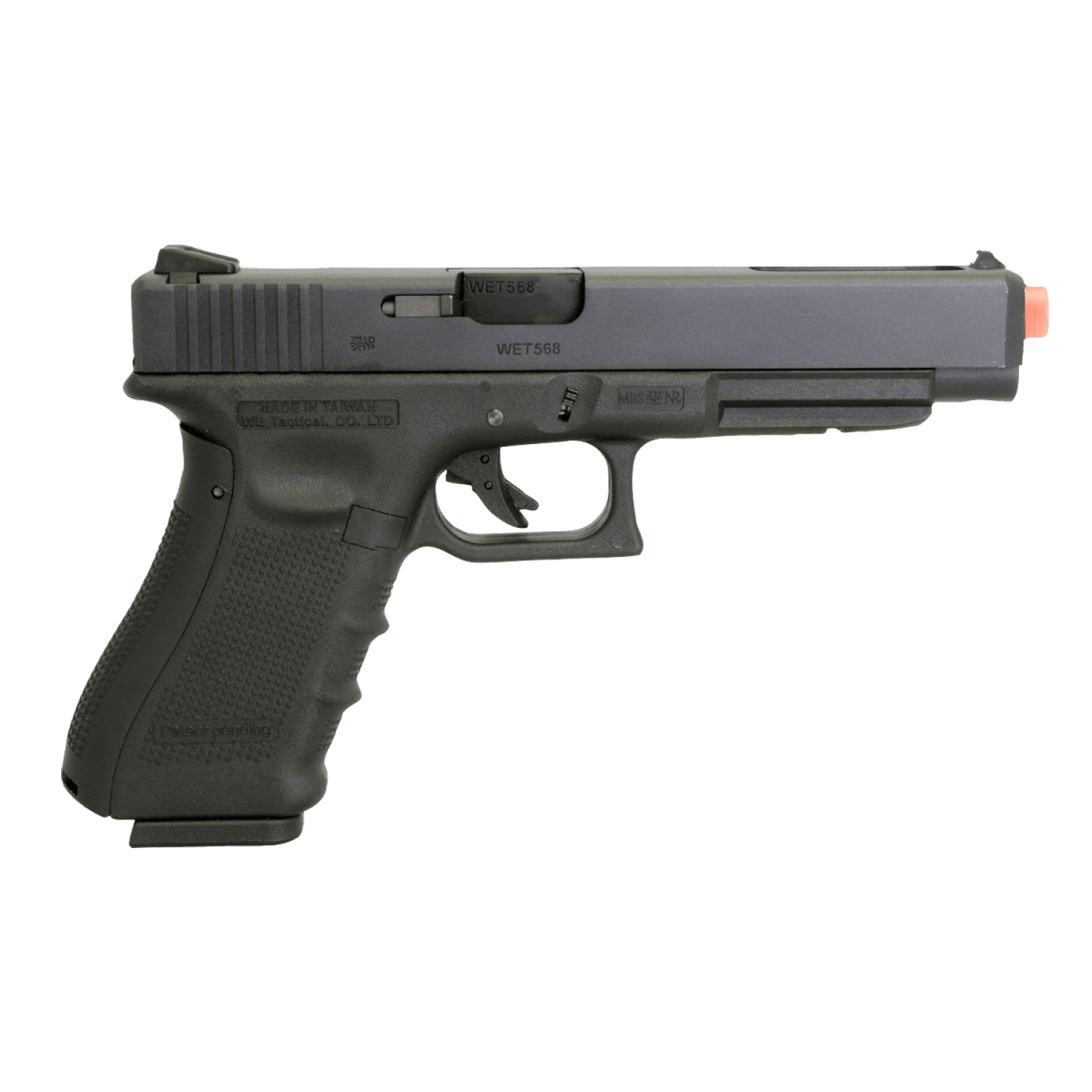 WE Tech G-Series Gen 4 G34 GBB Pistol Gel Blaster, designed for precision and durability - Tactical Edge Hobbies
