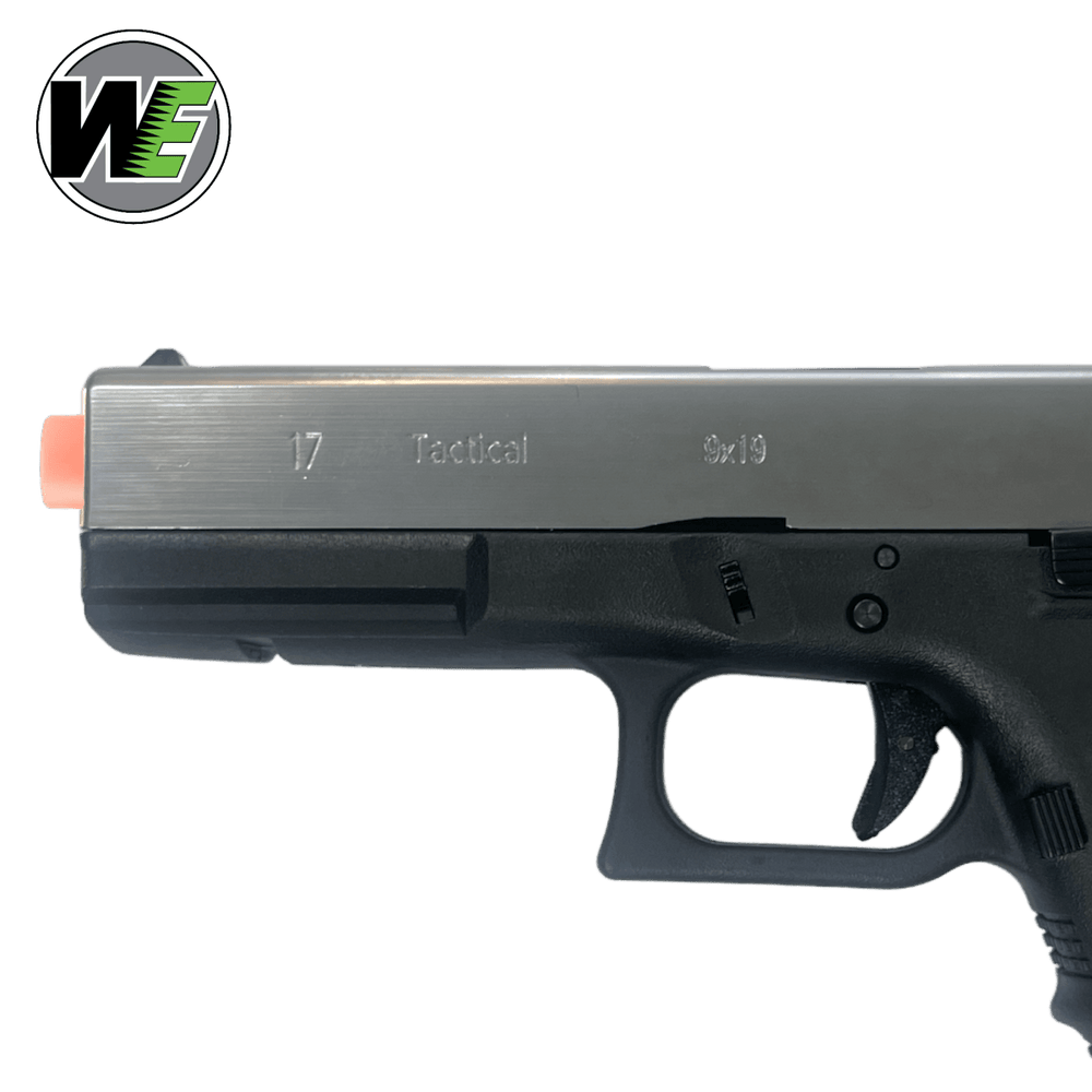 We Tech G17 Gen 3 GBB Gel Blaster - Gas Pistol Silver Slide