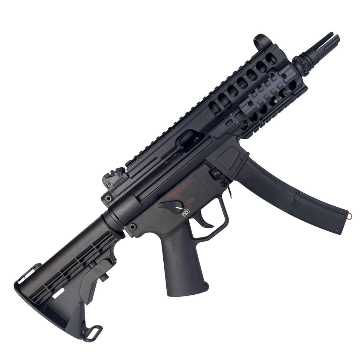 Well R5 Mp5 Well MP5K RIS GBBR Compact Gas Blowback Gel Blaster