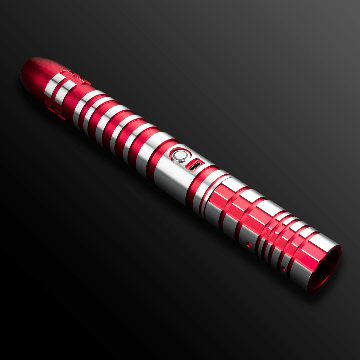 Zola Light Saber with glowing red blade - Battle Sabers