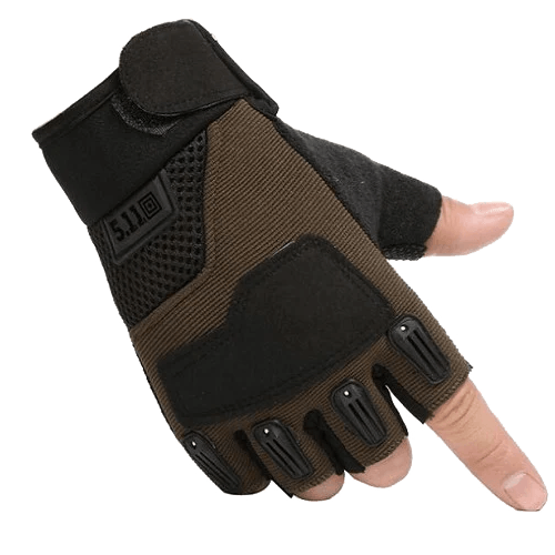 511 Half-Finger Gloves in Olive/Black for Tactical Use - Tactical Edge Hobbies
