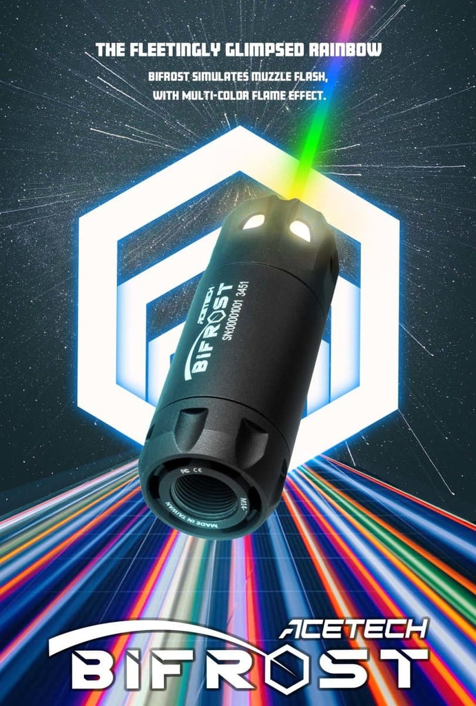 Acetech Bifrost Tracer Unit with Vibrant RGB Flame Effect for Gelsoft - Tactical Edge Hobbies