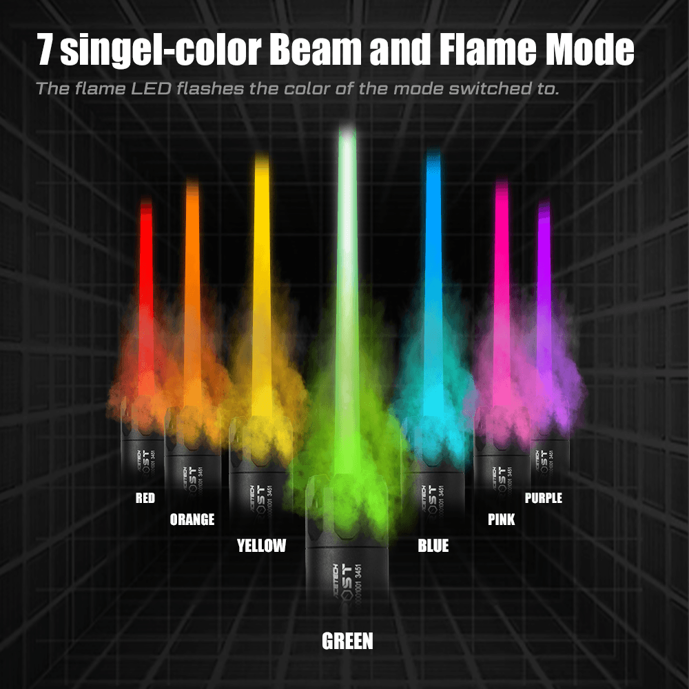 Multi-Color Acetech Bifrost Tracer Unit with RGB Rainbow for Night Gameplay - Tactical Edge Hobbies