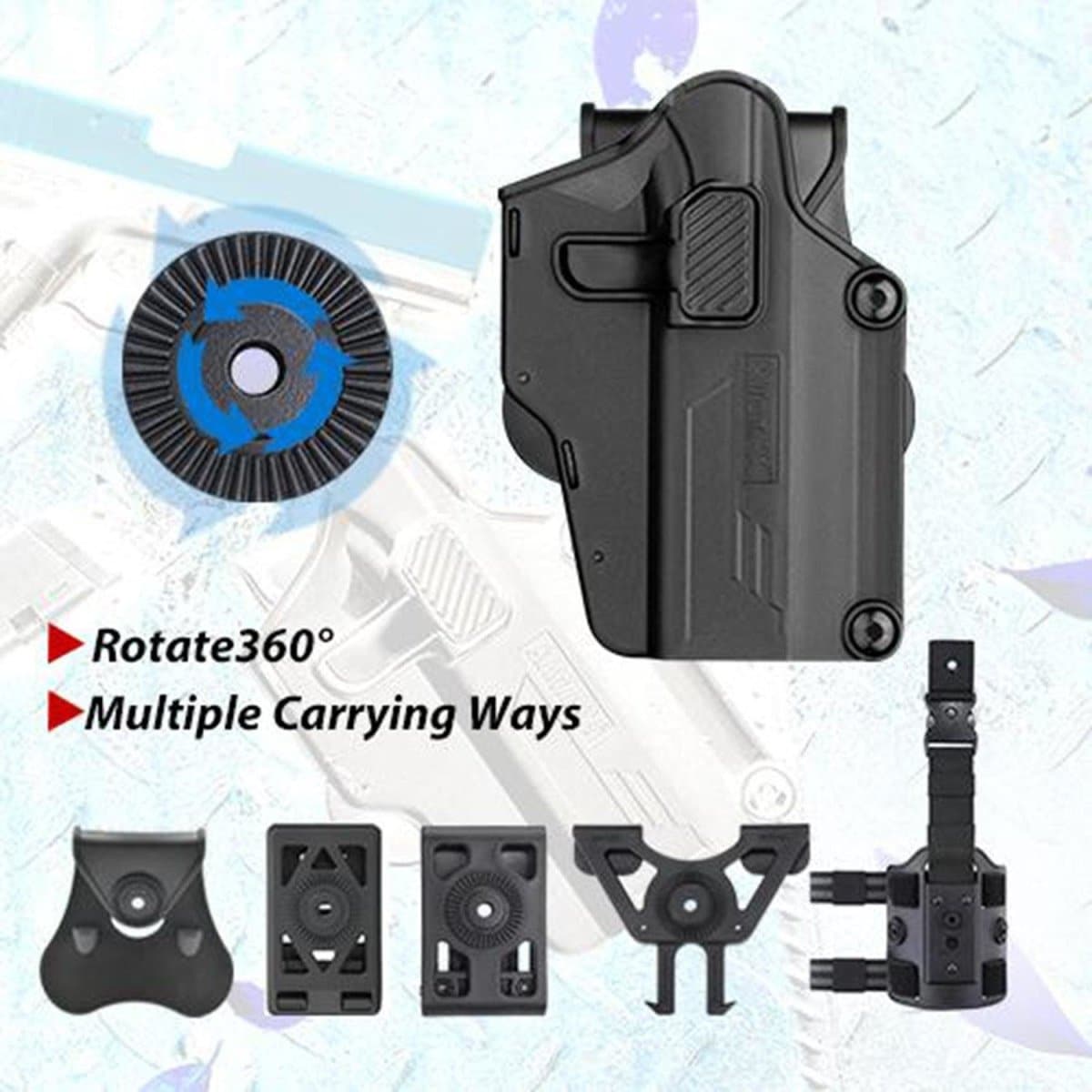 Amomax Per-Fit Hard Shell Holster - Tactical Edge Hobbies