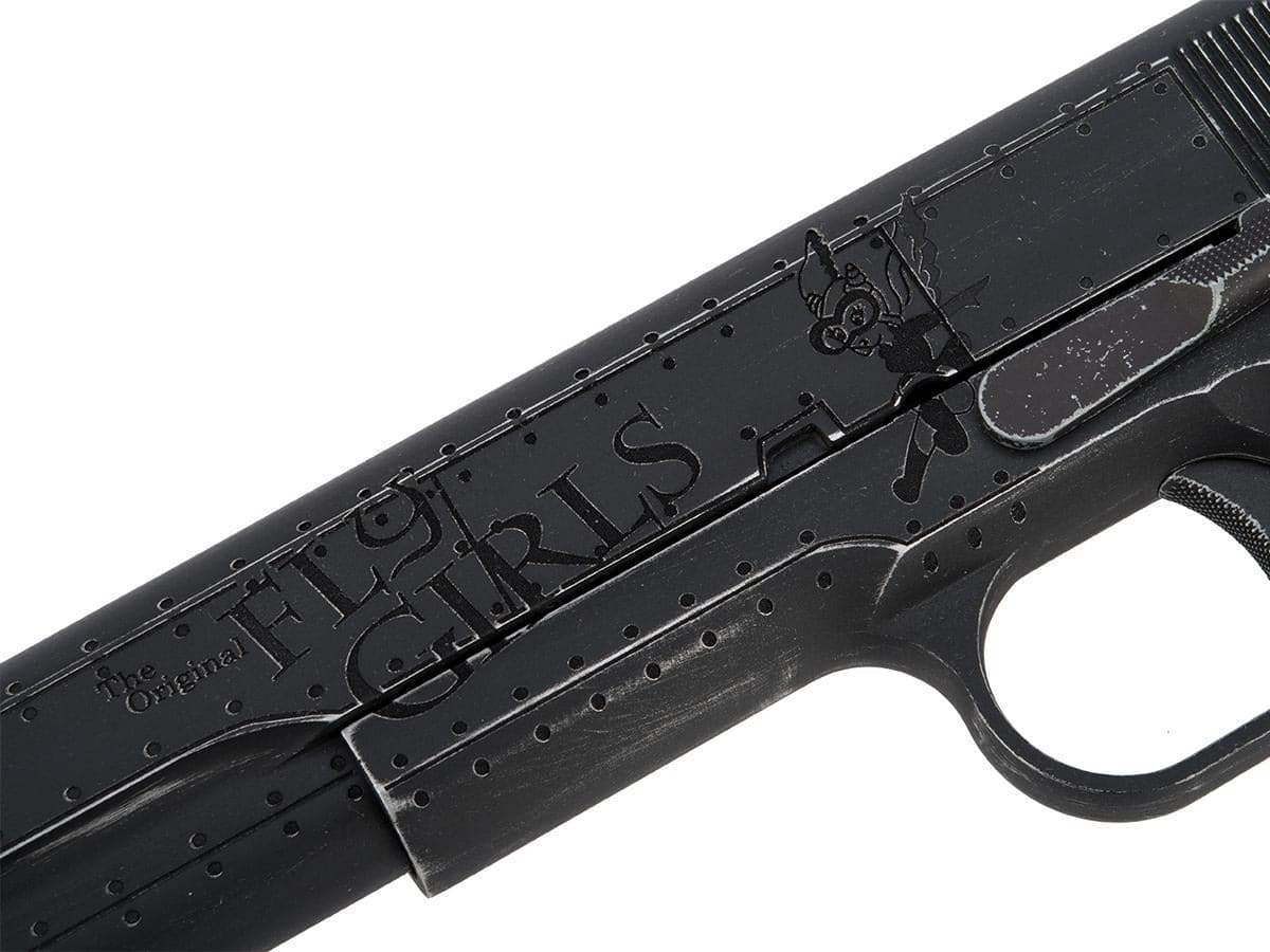 AW Custom Auto-Ordnance Licensed Custom 1911 Gas Blowback Gelsoft Pistol - Fly Girls - Tactical Edge Hobbies