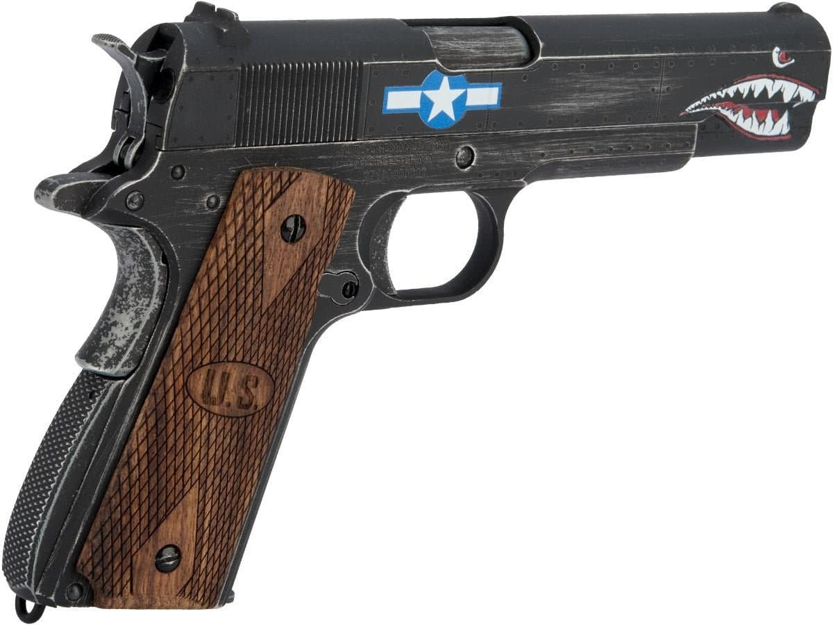 AW Custom Auto-Ordnance Licensed Custom 1911 Gas Blowback Gelsoft Pistol - Squadron - Tactical Edge Hobbies