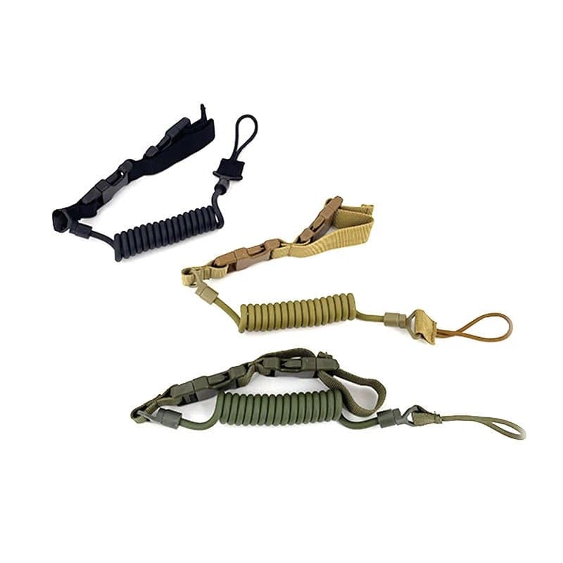Tactical Battle Sling with Elastic Lanyard Spring for quick access - Tactical Edge Hobbies