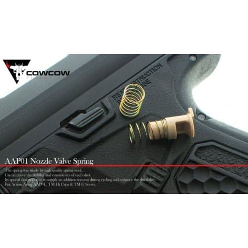 COWCOW Nozzle Valve Spring for AAP01/Hi-Capa/G Series - Tactical Edge Hobbies