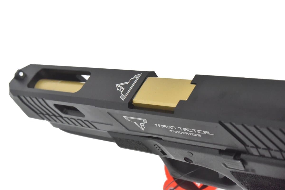 Double Bell TTI G34 with Continental Wooden Box - Black Slide - Tactical Edge Hobbies