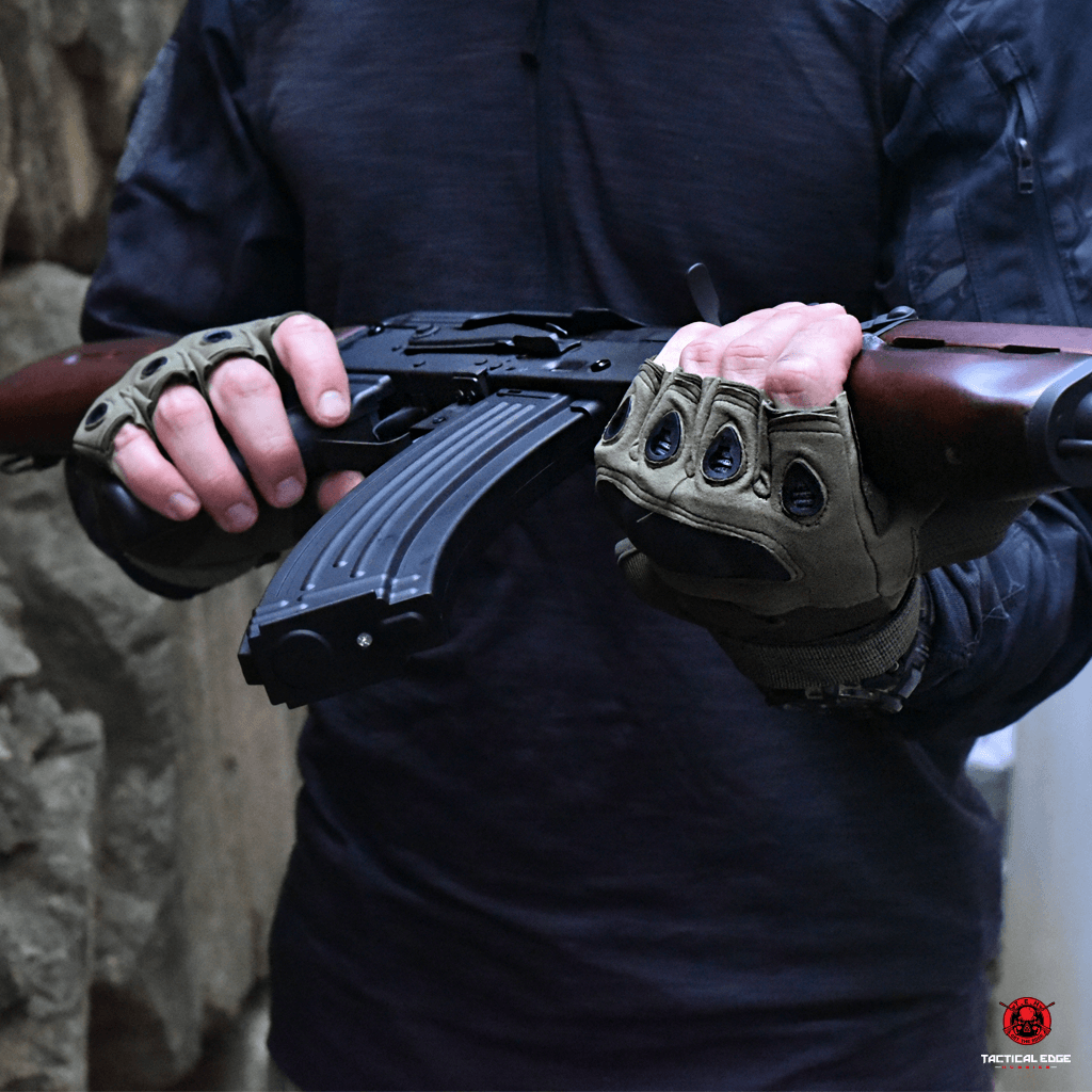 Lightweight half finger tactical gloves for agility - Tactical Edge Hobbies