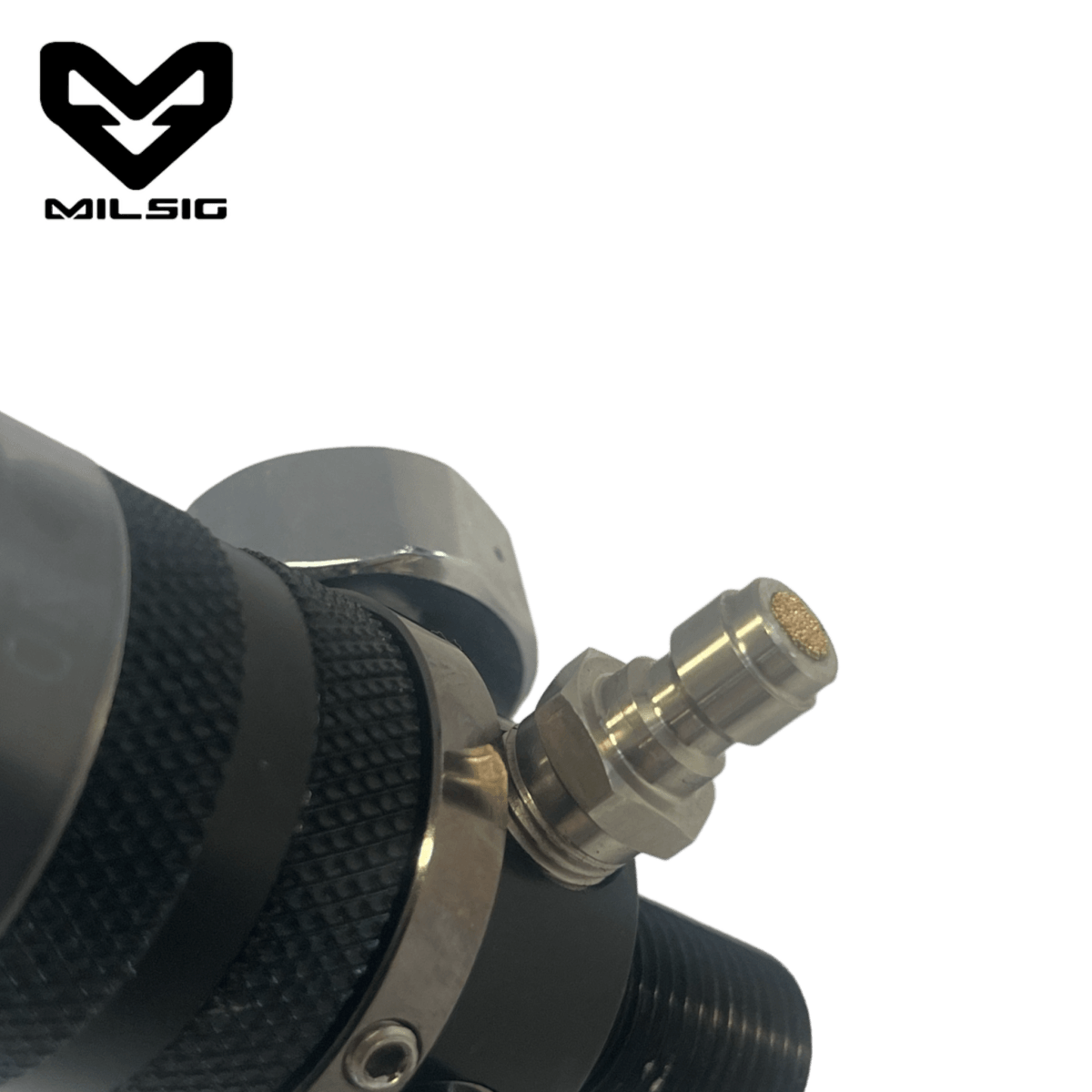 Milsig On/Off Regulator essential for controlling pressure in gel blasters - Tactical Edge Hobbies