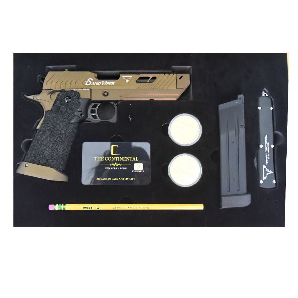 'Sand Viper' - Golden Eagle 2011 TTI GBB in John Wick Limited Edition Box - Tactical Edge Hobbies
