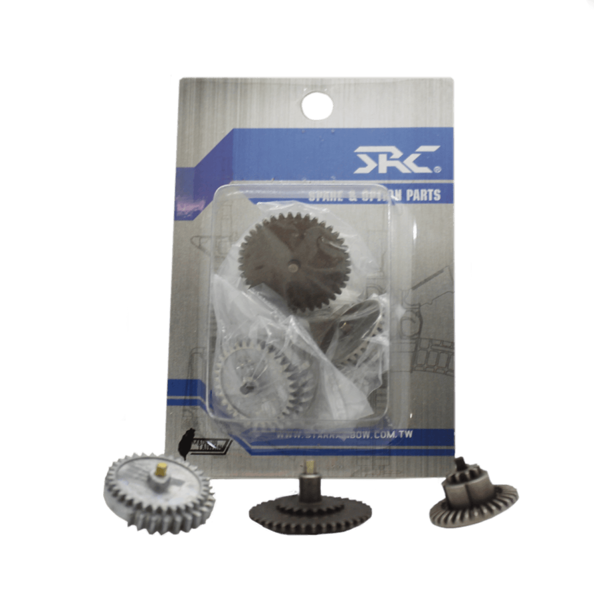 High-quality SRC 18:1 Cast Metal Gear Set for reliable airsoft gear - Tactical Edge Hobbies