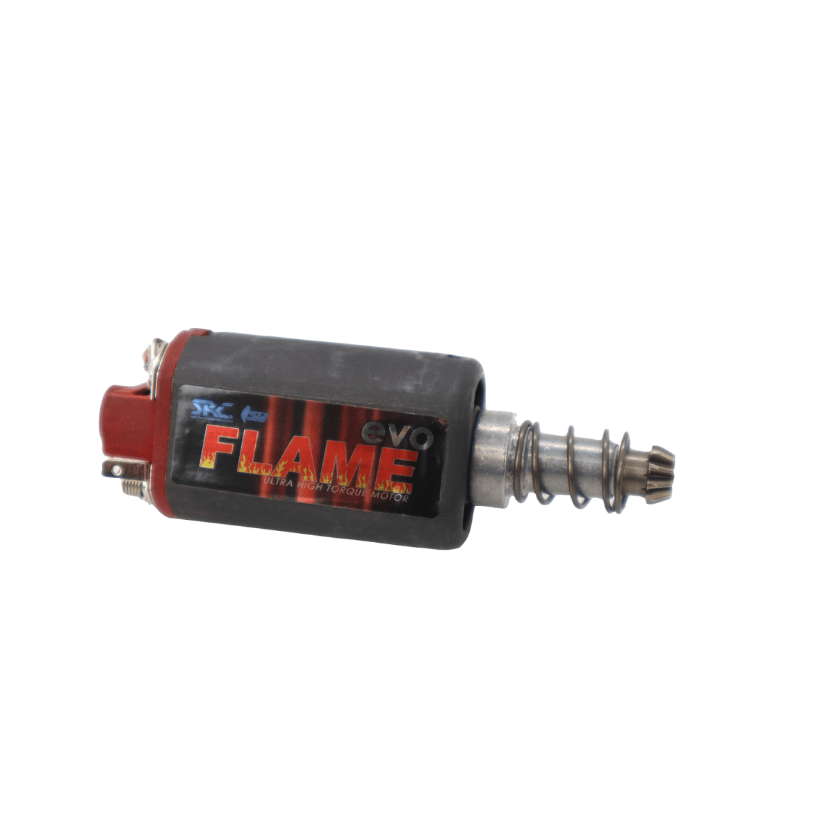 High-quality SRC Flame Evo Ultra High Torque Motor (long axle) for reliable operation - Tactical Edge Hobbies