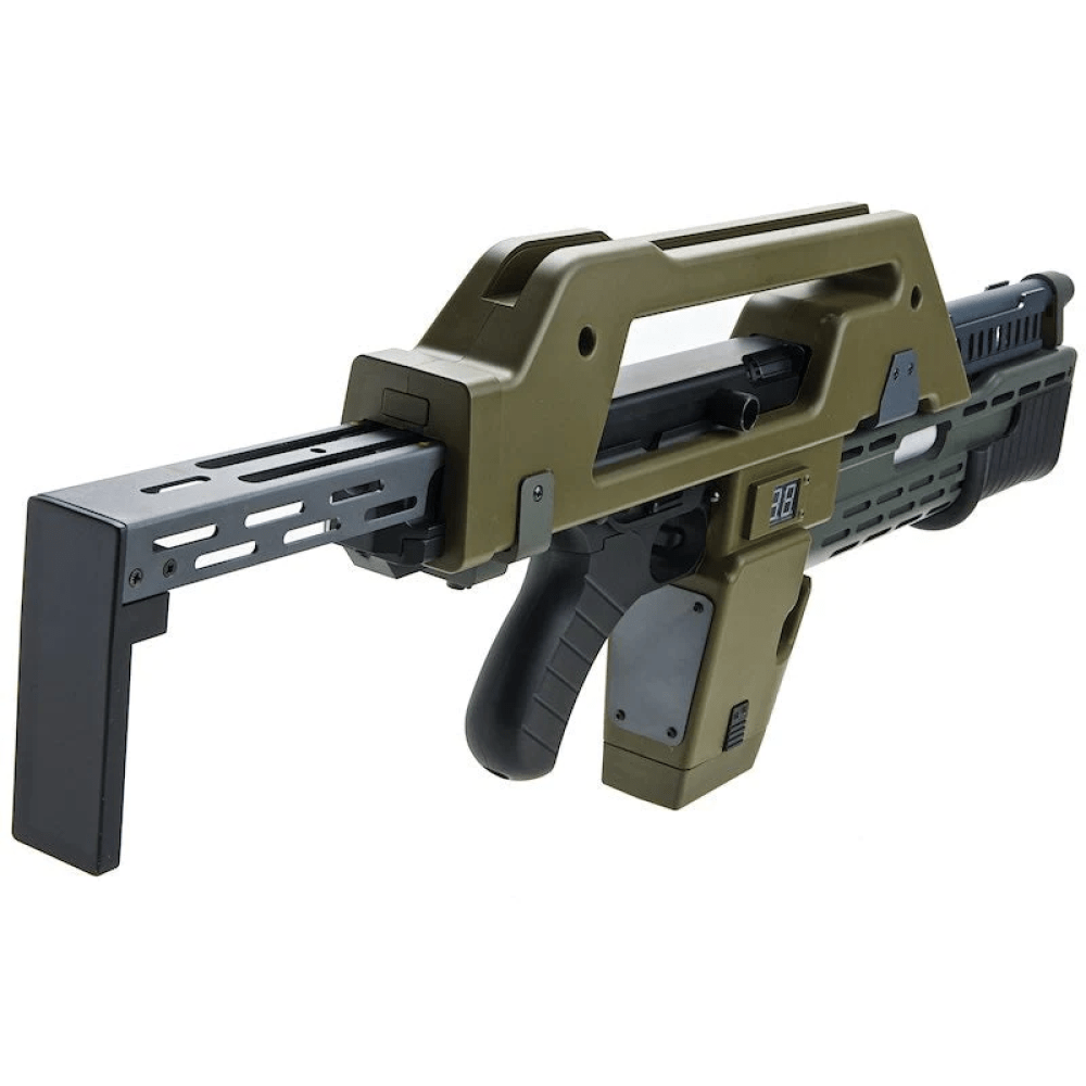 Durable SW Aliens M41A Pulse Rifle AEG Gel Blaster for high-performance airsoft - Tactical Edge Hobbies