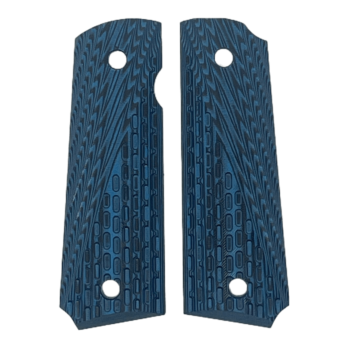 Tactical Blue Pistol Grip Set for GE 1911 GBB Pistols for enhanced handling and comfort - Tactical Edge Hobbies