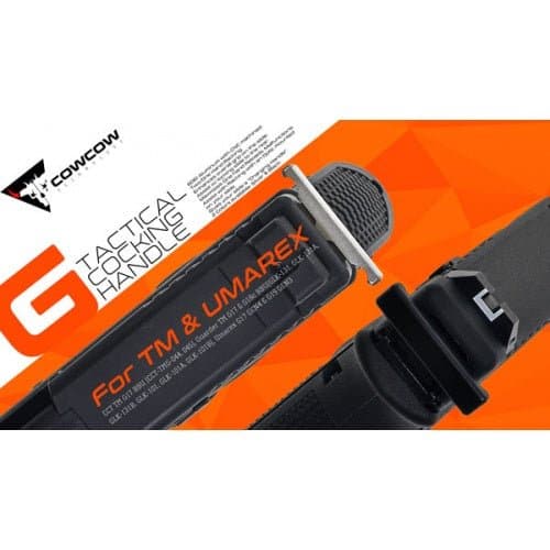 Tactical Cocking Handle Silver upgrade for better grip and control - Tactical Edge Hobbies