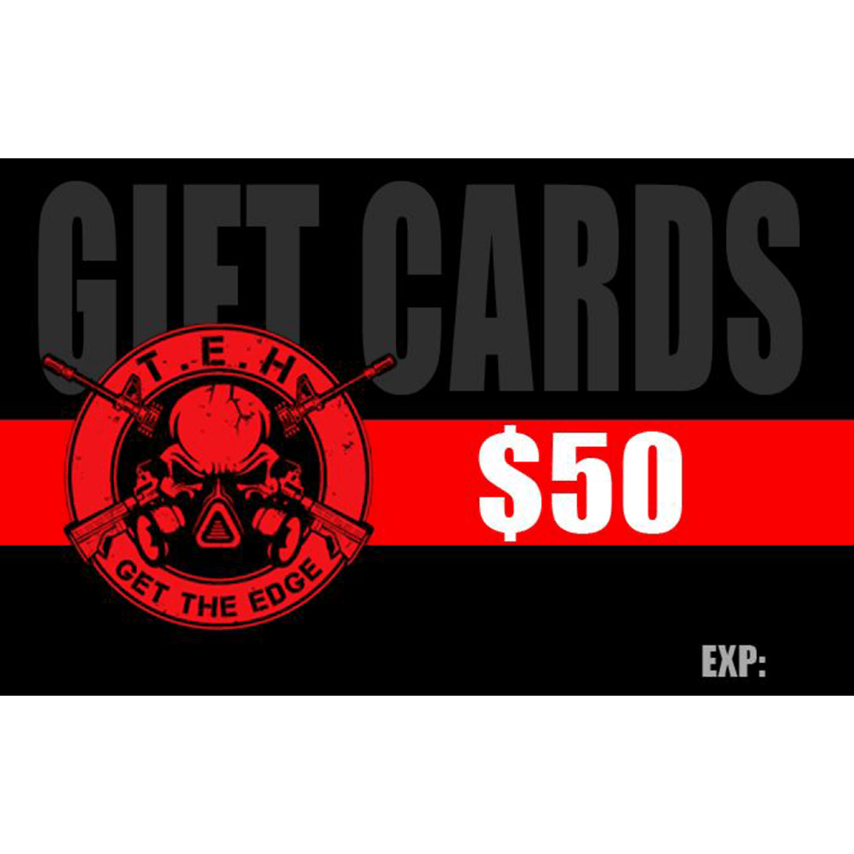 Tactical Edge Hobbies Gift Card for exploring premium tactical products - Tactical Edge Hobbies