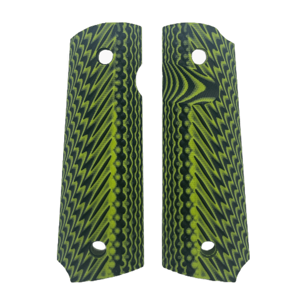 Tactical Green Pistol Grip Set for GE 1911 GBB Gel Blaster for improved handling and comfort - Tactical Edge Hobbies