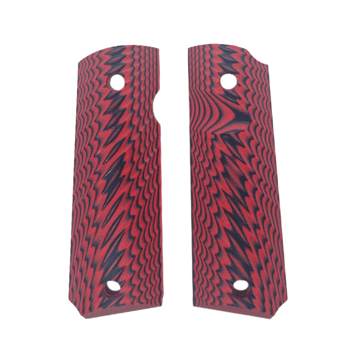 Tactical Red Pistol Grip Set for GE 1911 GBB Pistols for enhanced comfort and control - Tactical Edge Hobbies