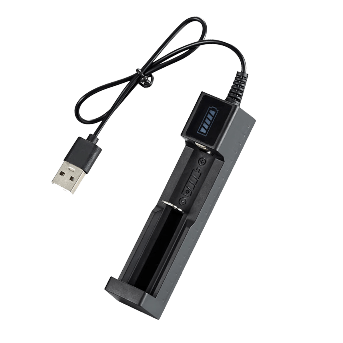 Compact charger set with CR123A rechargeable batteries - Tactical Edge Hobbies