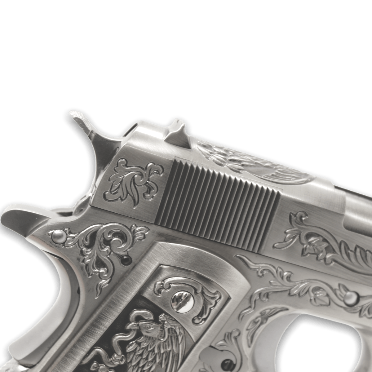 WE Tech 1911 Gelsoft Gas Blowback Gel Blaster featuring ergonomic grip - Tactical Edge Hobbies