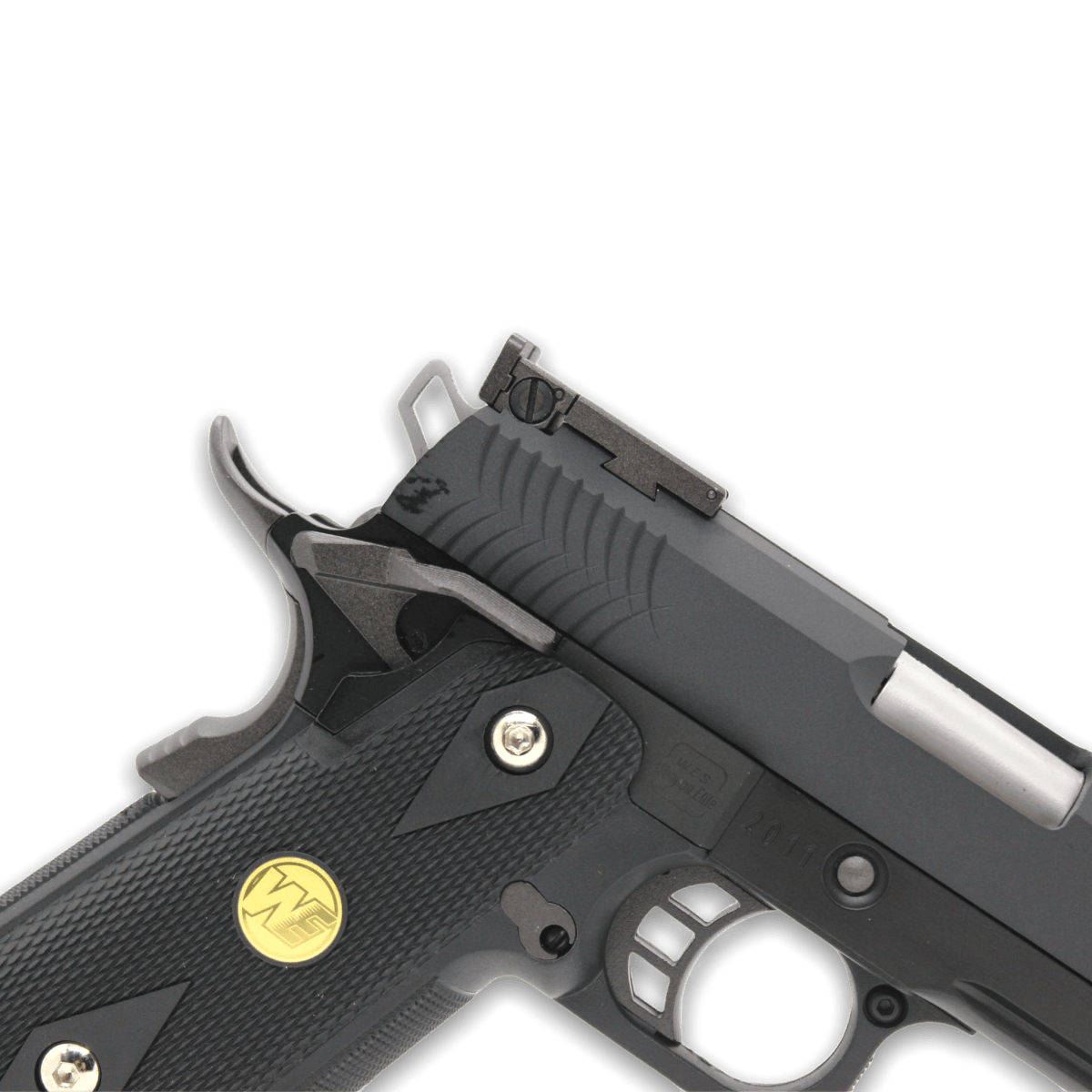 WE-Tech 5.1 Hi-Capa K-Version Gas Blowback Gel Blaster, ideal for competitive gel blaster enthusiasts - Tactical Edge Hobbies